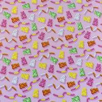 Gummy Bears on Pink