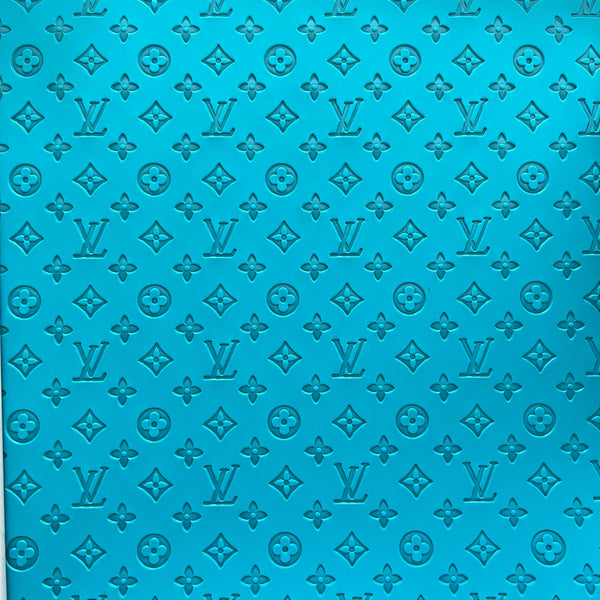 Embossed L on Teal Green (Roll)