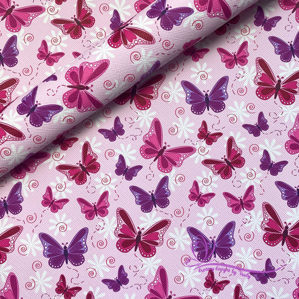 Butterflies on Purple