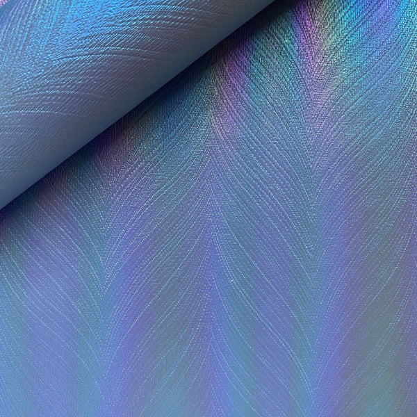 Purple Holographic Effect Feathers