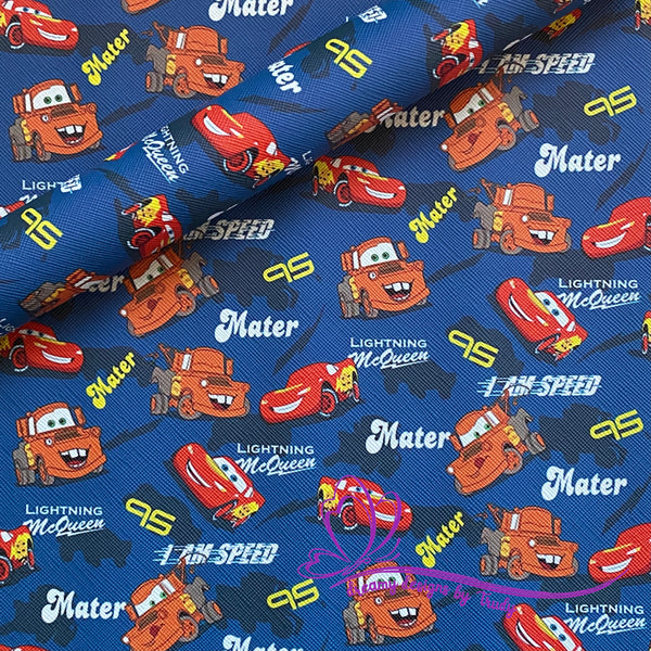 Cars “Mater” on Blue