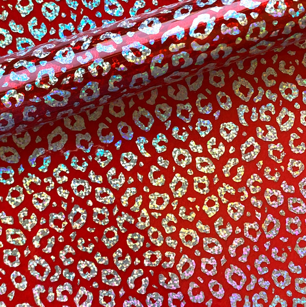 Red Leopard Transparent Jelly Sheet
