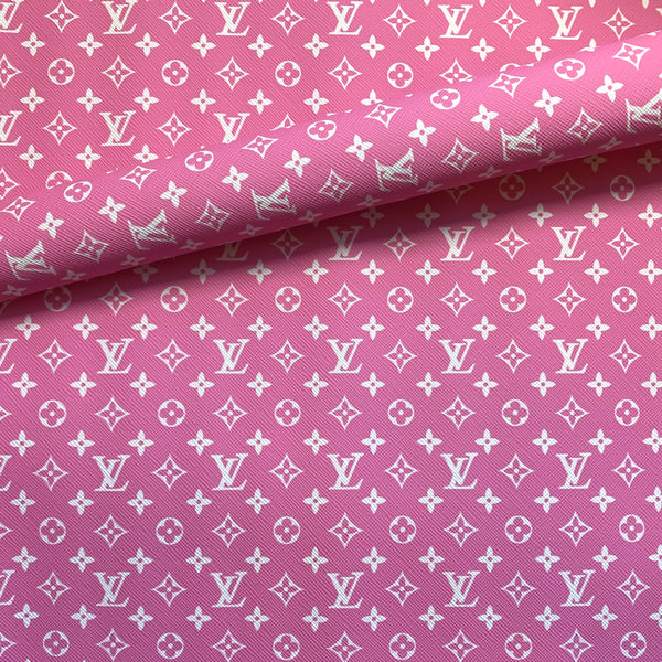 pink lv fabric