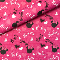 Mickey Minnie on Pink