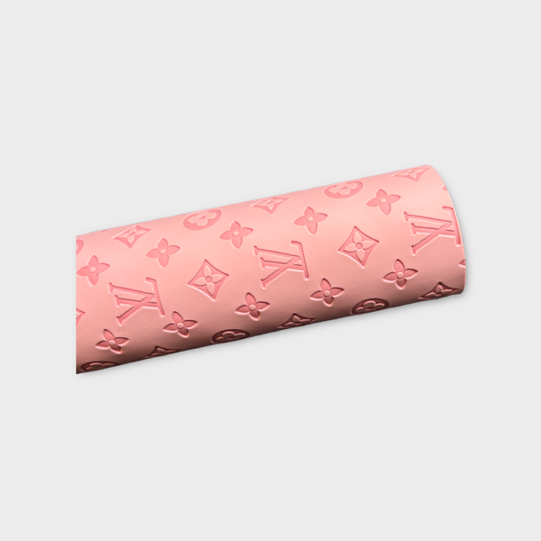 Embossed L on Pink (Roll)
