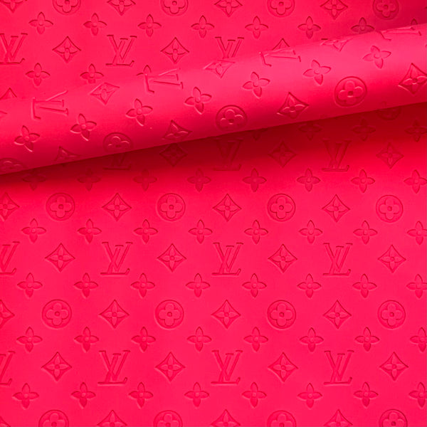 Embossed L on Red