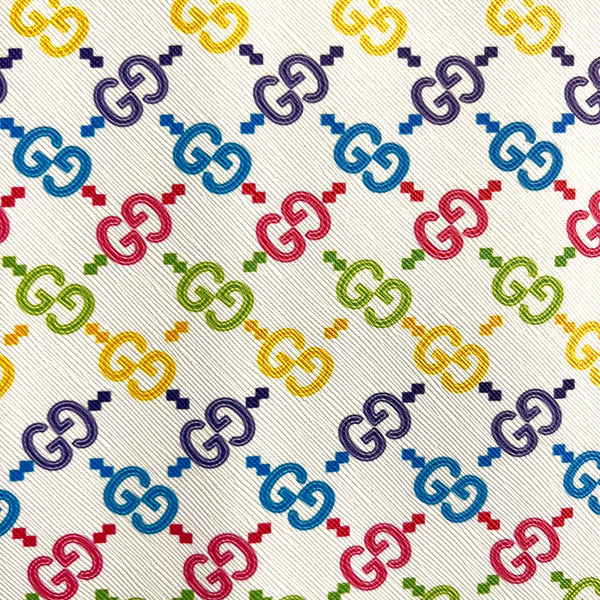 Multicoloured G on White